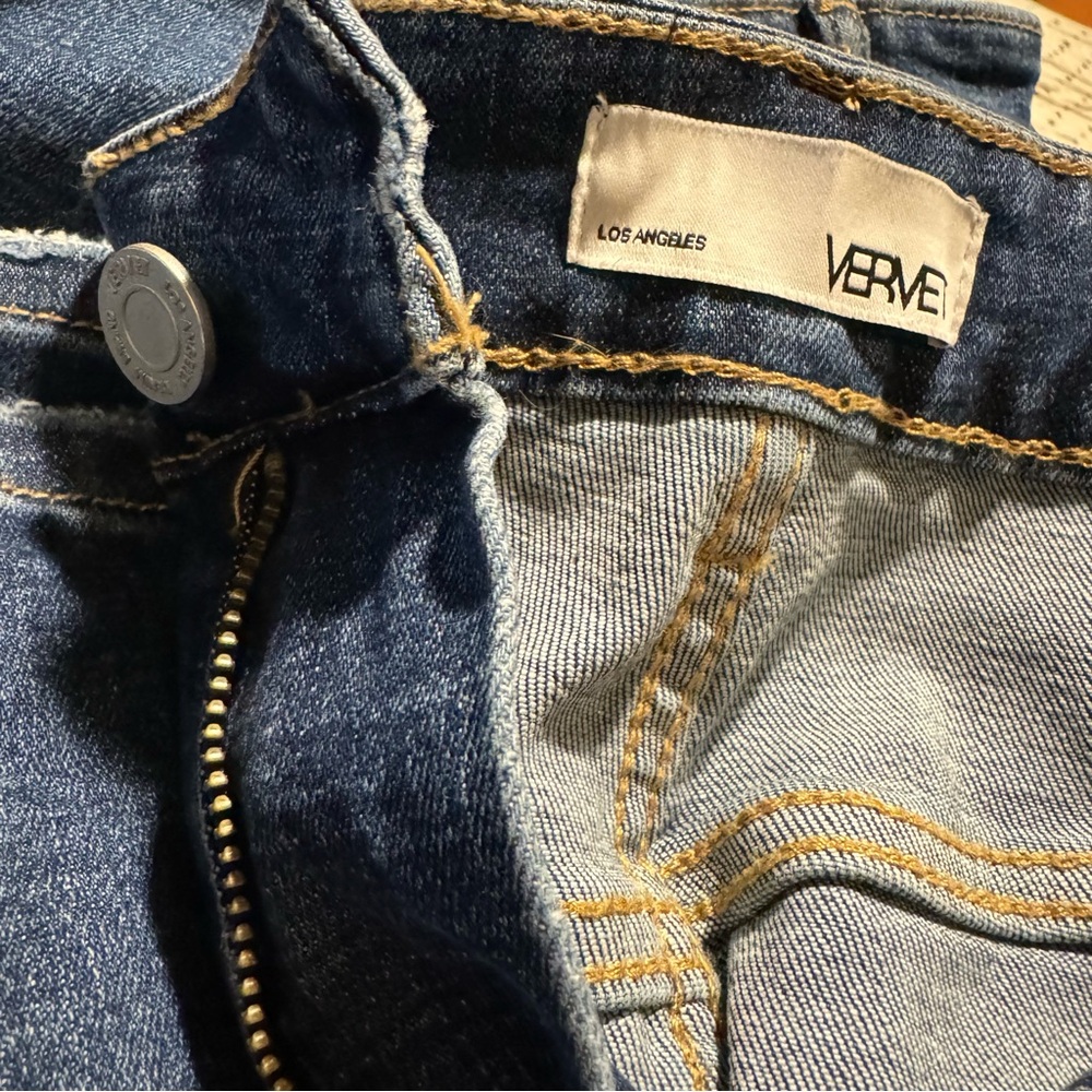Jeans Size 20 GUC Vervet By Flying Monkey Full Size Distressed Cropped Jeans